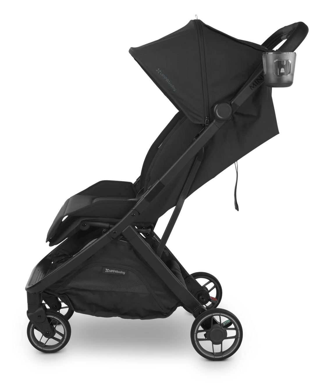 UPPAbaby Cup Holder fitted to Minu; stroller and drink container sold separately