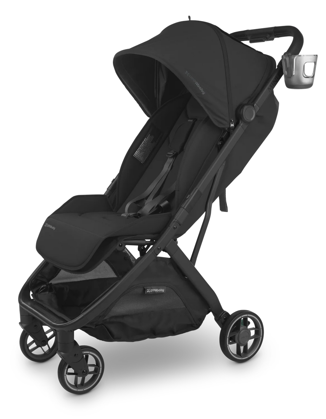 UPPAbaby Cup Holder fitted to Minu; stroller and drink container sold separately
