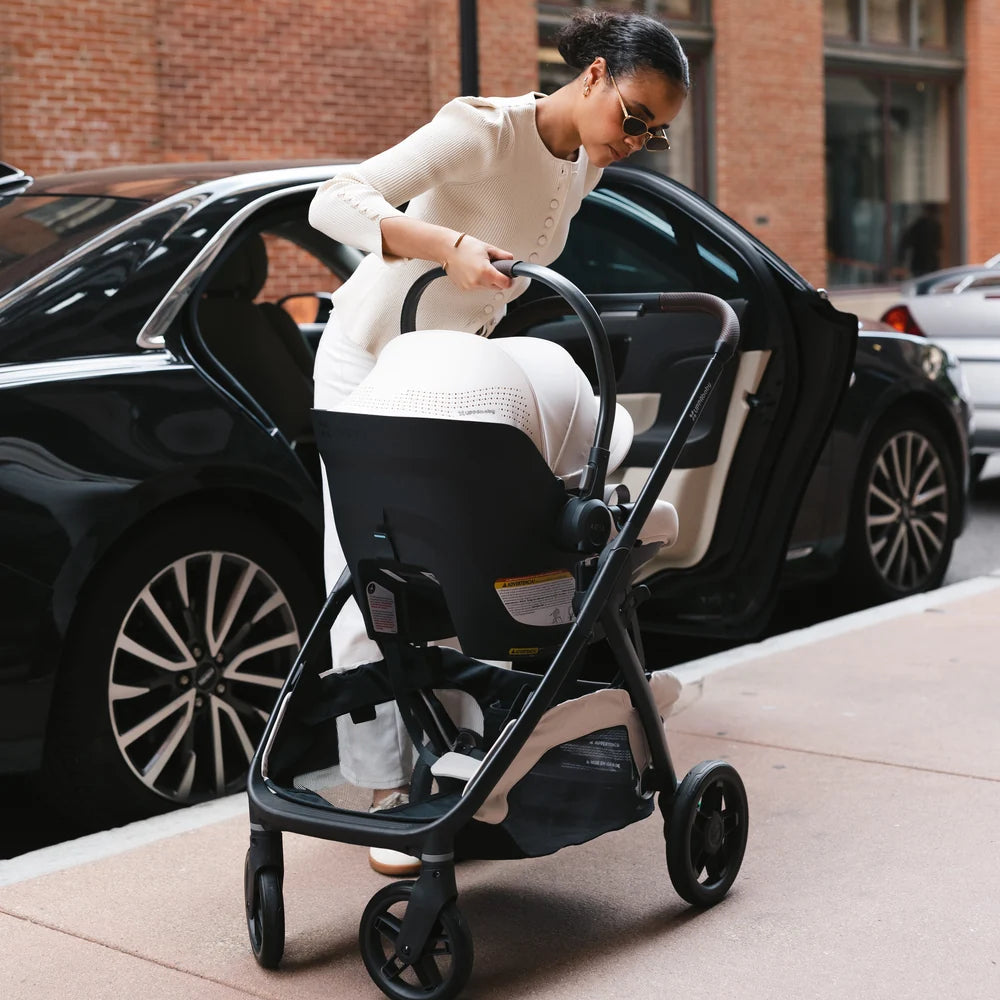 UPPAbaby Kona in Ada with an optional Aria infant car seat