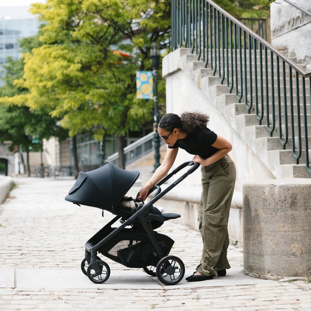 UPPAbaby Kona in James being prepared for a walk