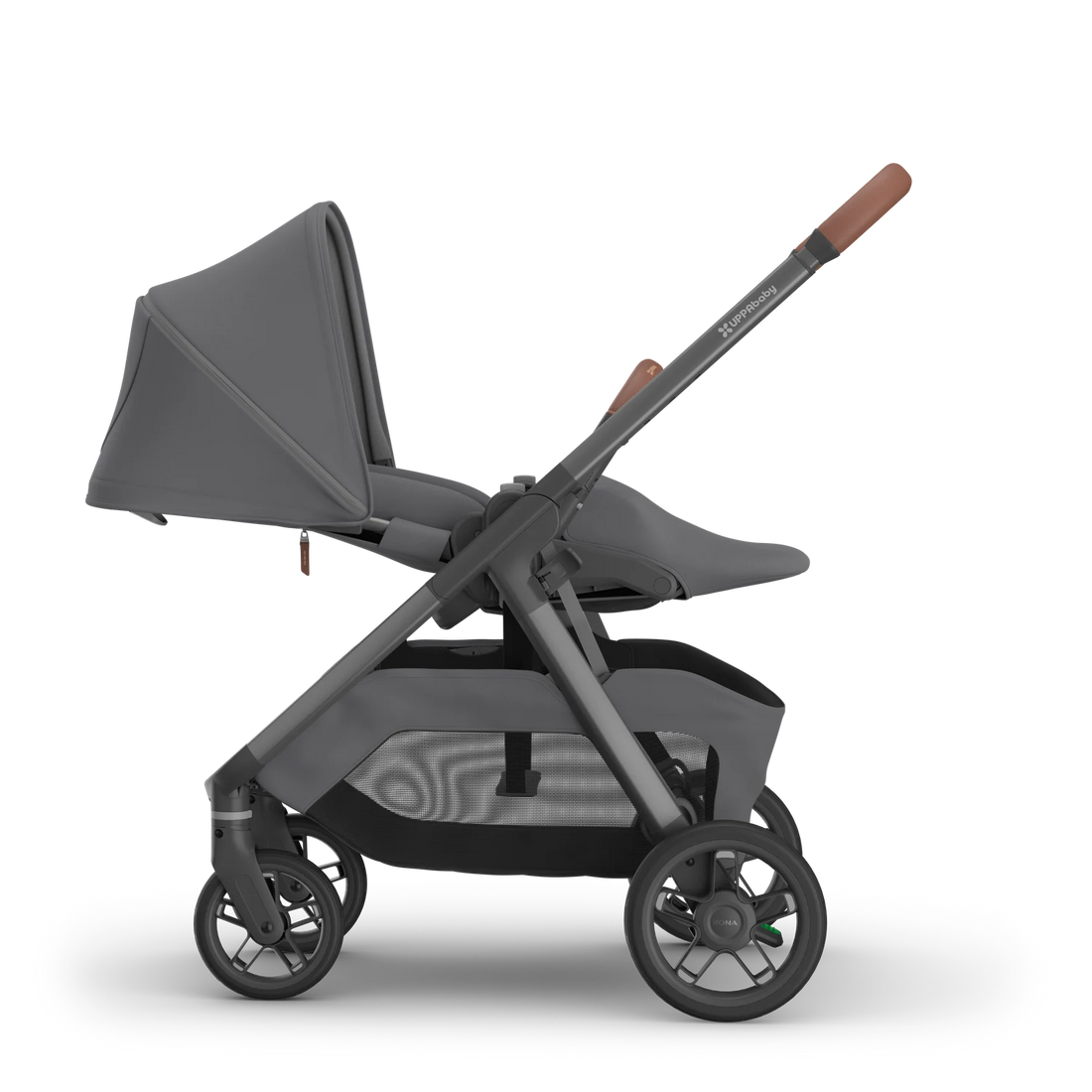UPPAbaby Kona Rowan — Side newborn seat configuration