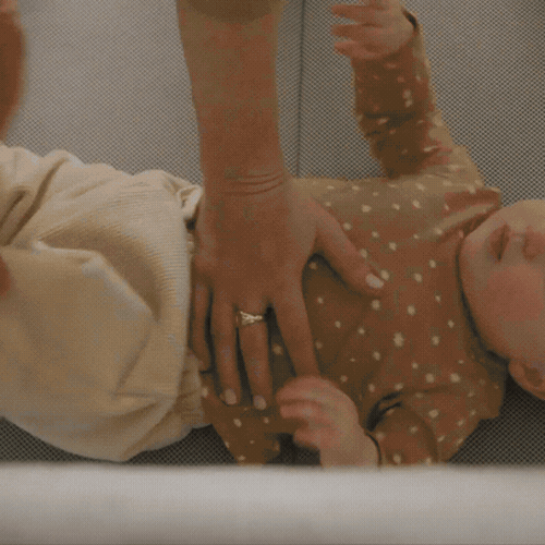 UPPAbaby Remi square hero showing playard use through daily routines
