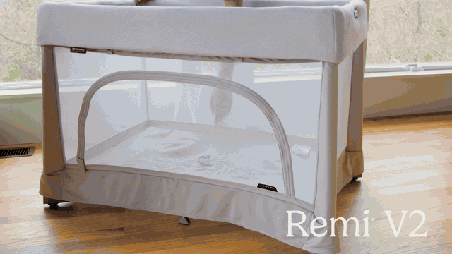 UPPAbaby Remi V2 Playard bassinet setup demonstration