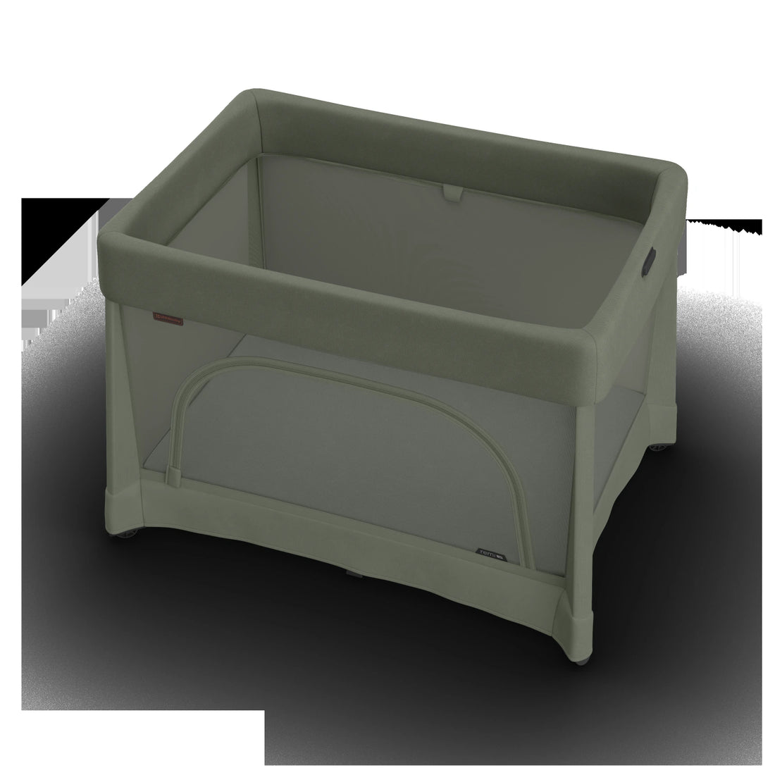 UPPAbaby Remi V2 Playard in Maddie Green Soft Knit - playard top view