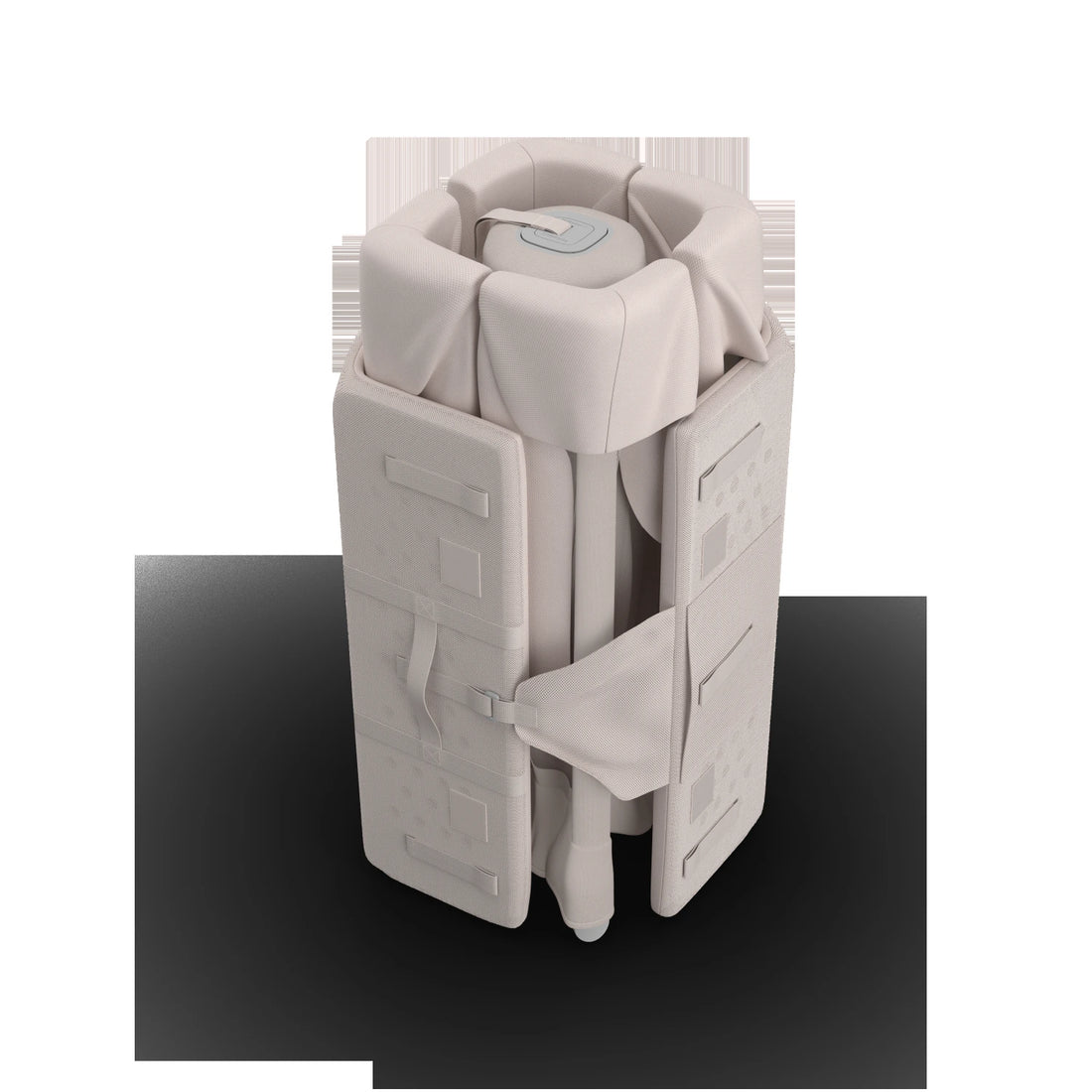 UPPAbaby Remi V2 Playard in Townsend Beige Soft Knit - compact folded view