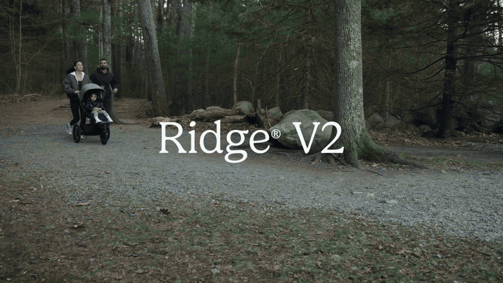 UPPAbaby Ridge V2 all-terrain jogging stroller in motion