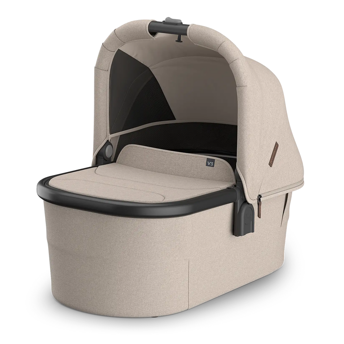 UPPAbaby Bassinet V3 — Ada (sandstone Mélange | Carbon Frame) — product view