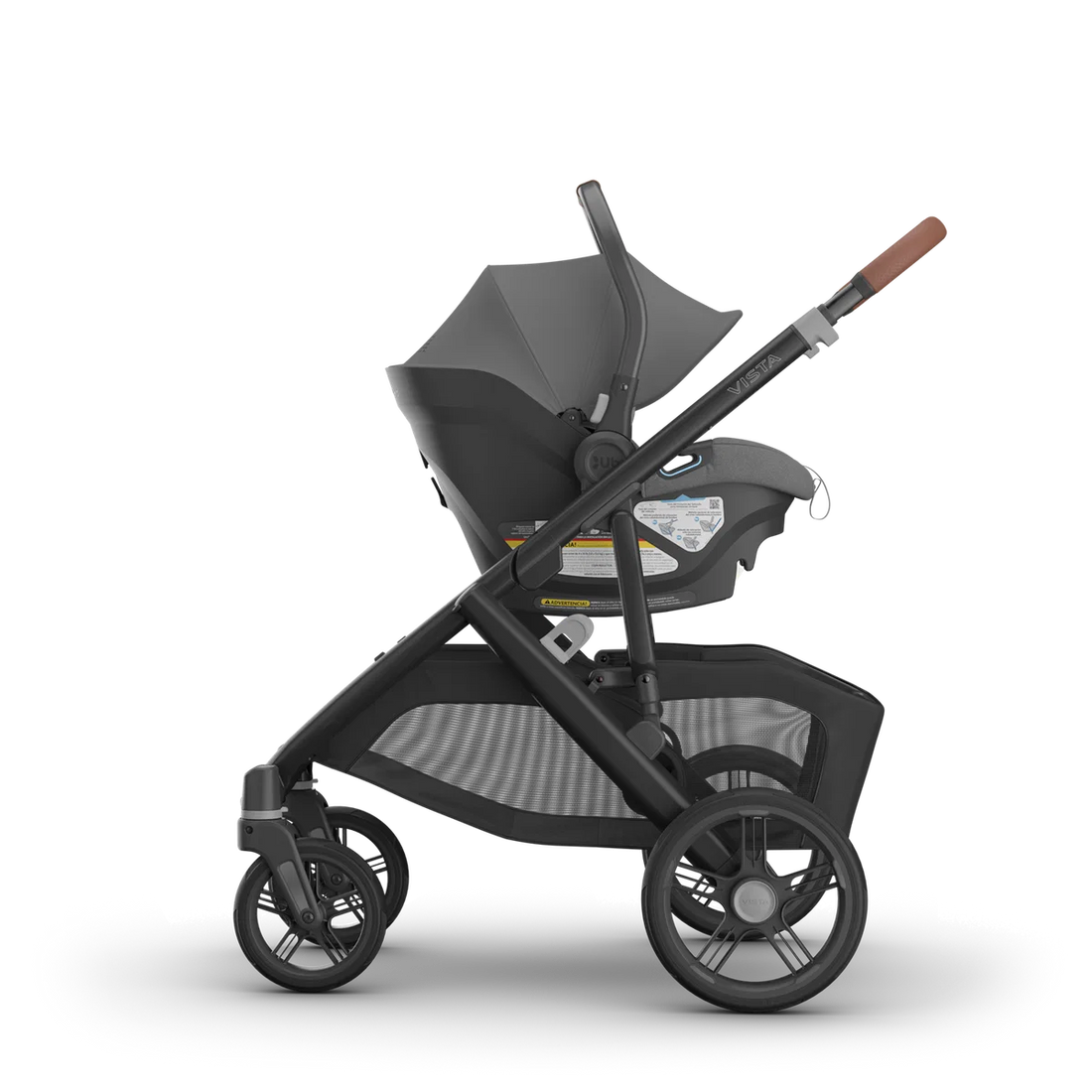 UPPAbaby Vista V3 in Greyson — Aria infant car seat; additional components sold separately