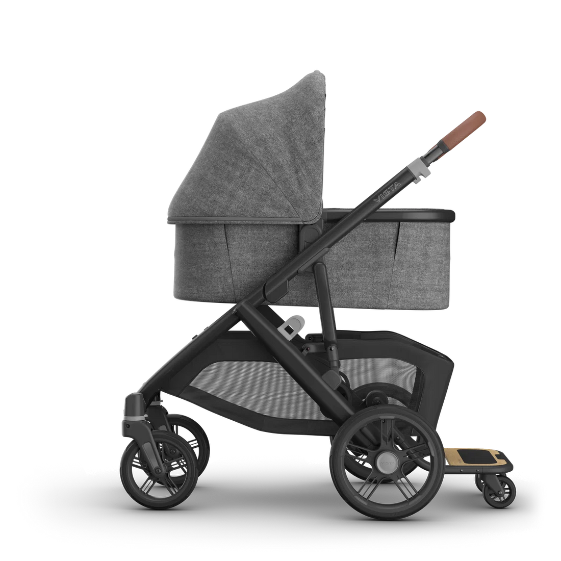 UPPAbaby Vista V3 in Greyson — Bassinet + PiggyBack; additional components sold separately