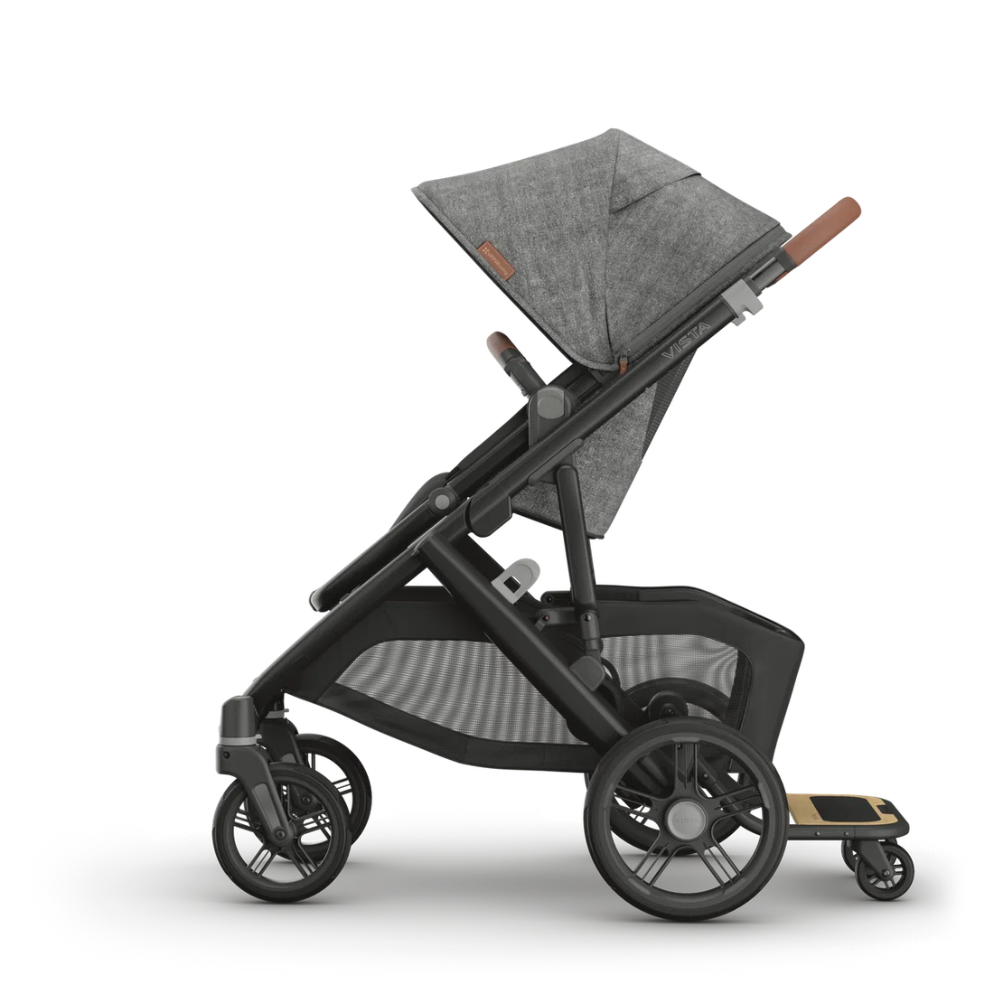UPPAbaby Vista V3 in Greyson — Forward-facing toddler seat + PiggyBack; additional components sold separately