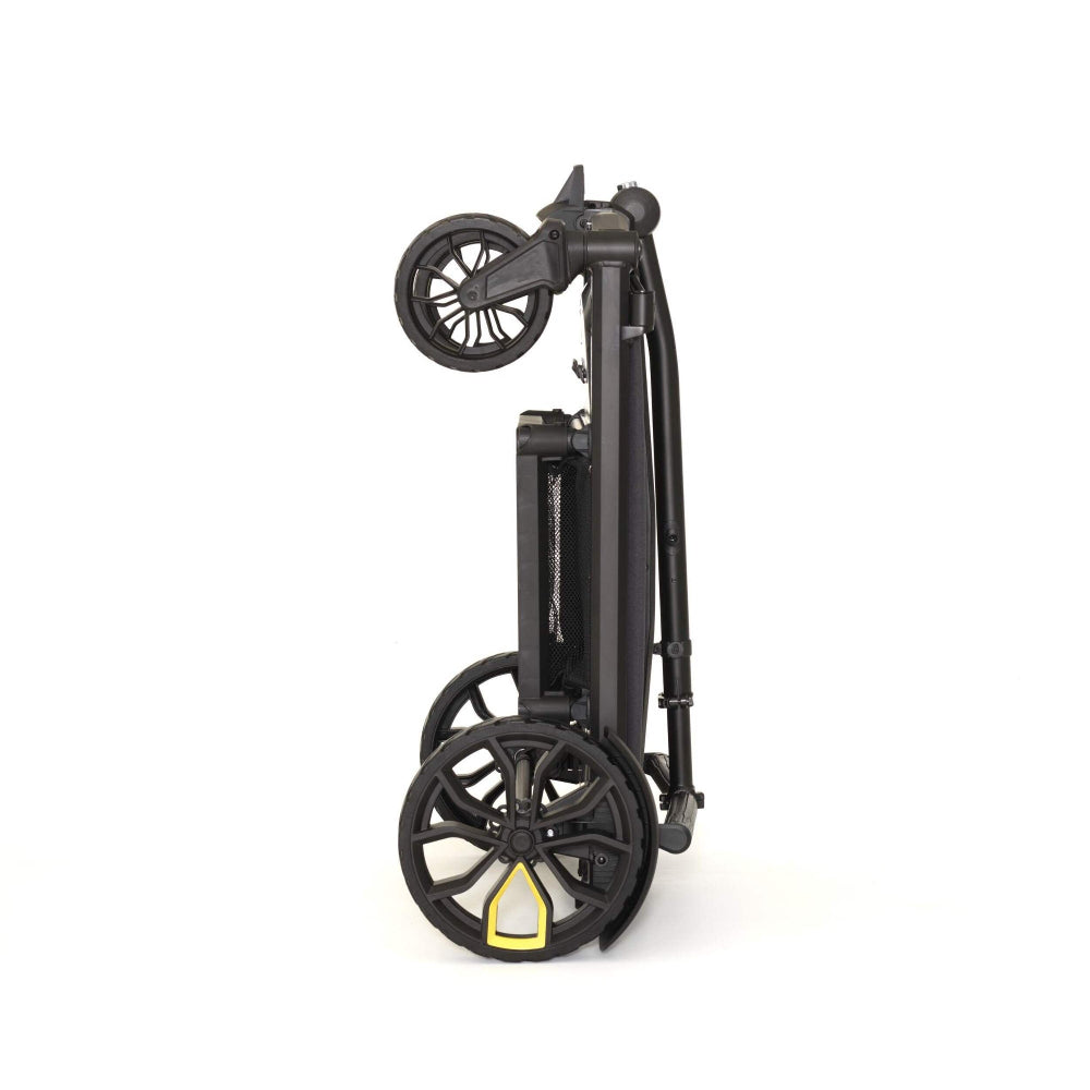 Veer All-Terrain Cruiser XL Wagon folded with black frame and large wheels