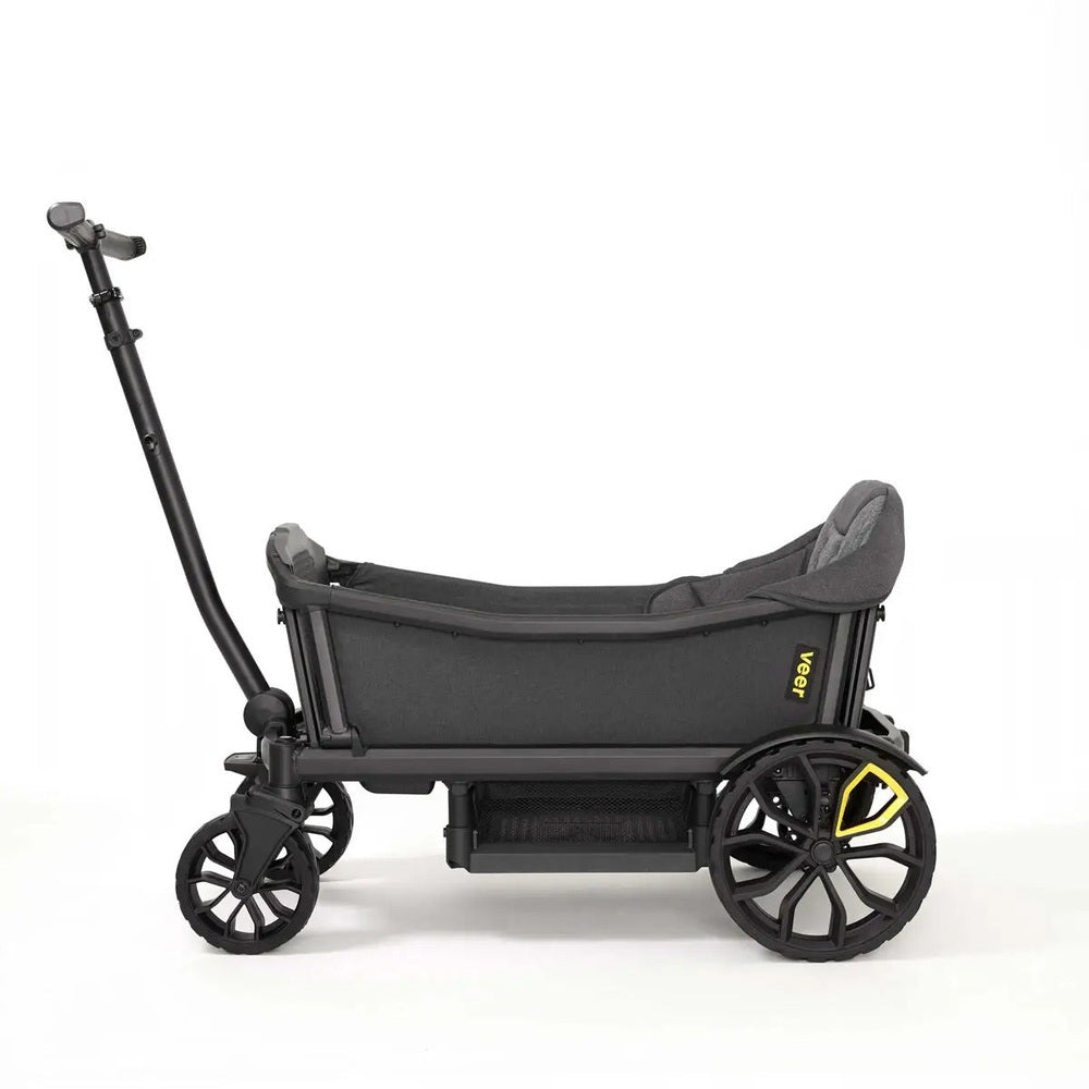 VEER Veer Comfort Seat for Toddler XL padded seat in four-wheel wagon with push handle and storage img 8/8