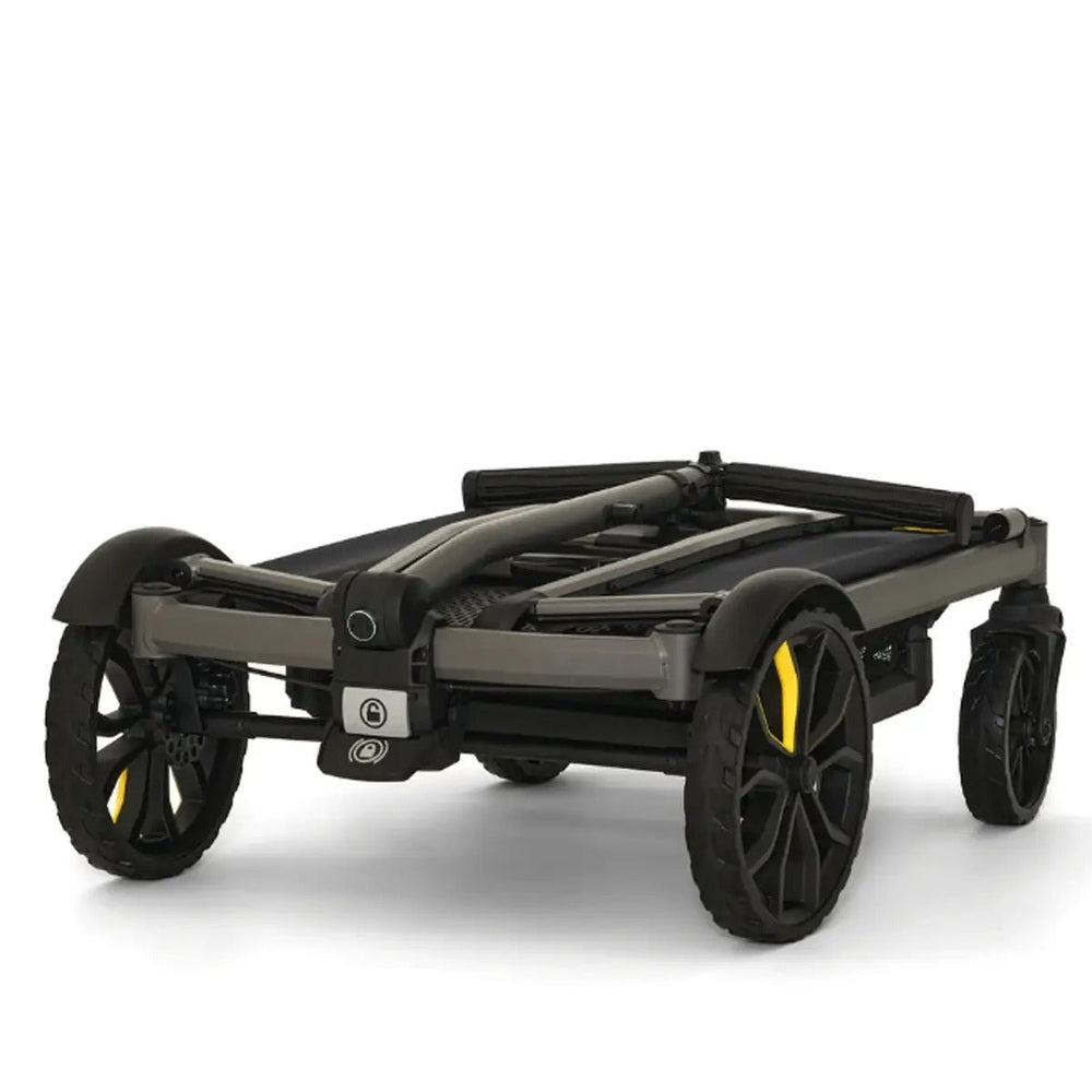 VEER Veer Cruiser City XL folded compact with yellow brake calipers and four wheels img 6/11