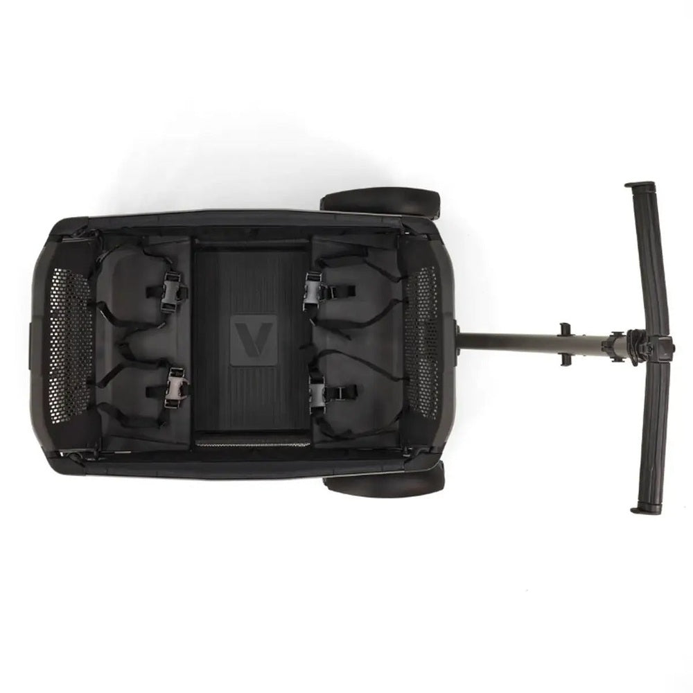 VEER Veer Cruiser City XL mesh side panels with four buckle attachments and telescoping handle img 9/11