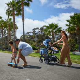 Veer Switch&Roll Luxe Single-to-Double Stroller Bundle with Leather Kit