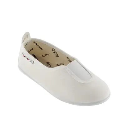 Victoria Gimnasia Mary Jane Panama Blanco kid's shoe with strap