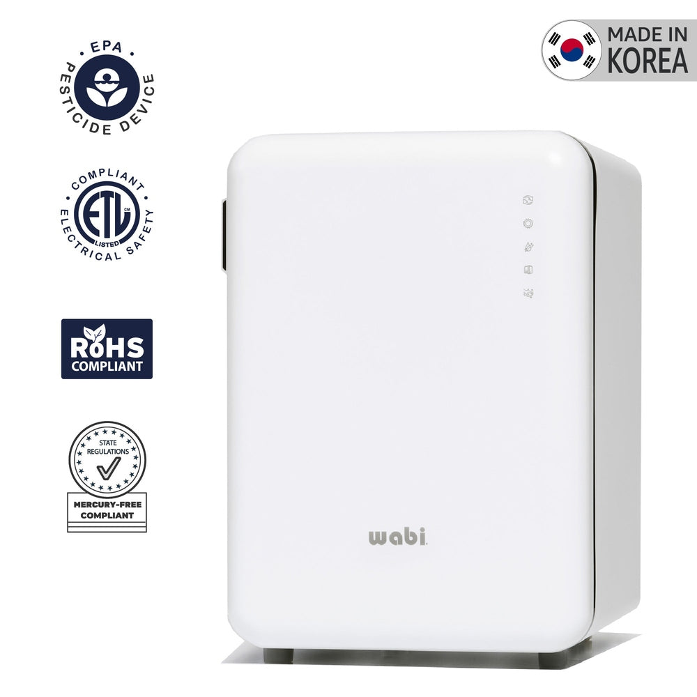 Wabi Baby UVC LED Sanitizer & Dryer 360 white UV sterilizer by WABI BABY
