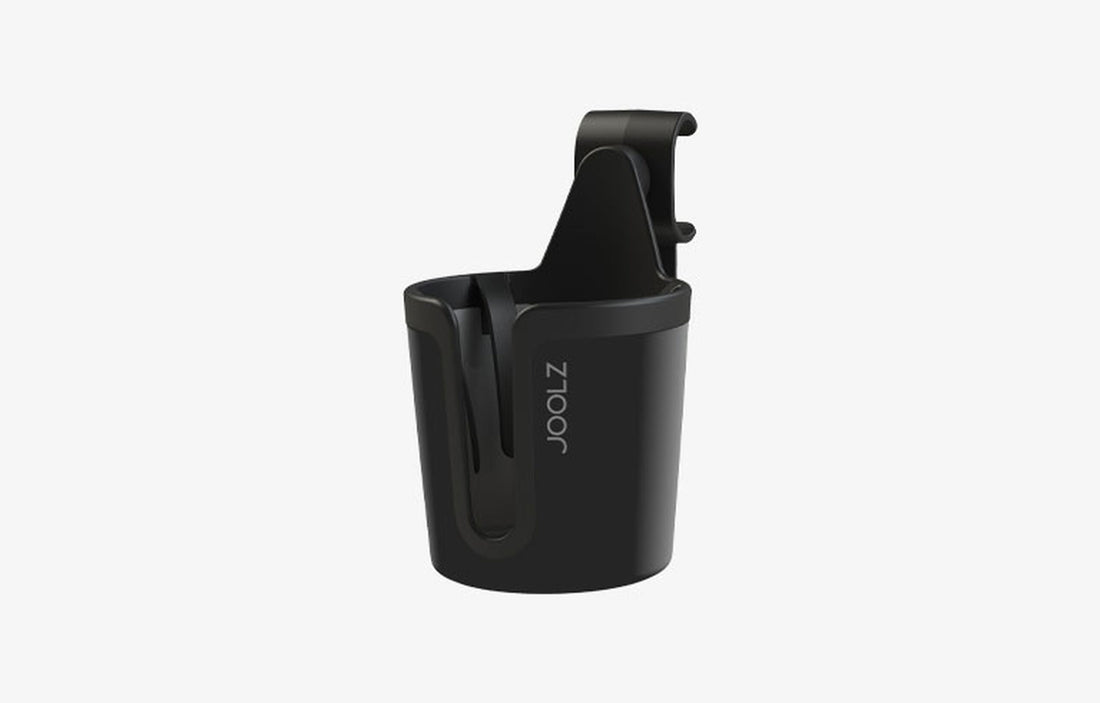 Joolz Universal Cup Holder - black cup holder alternate angle