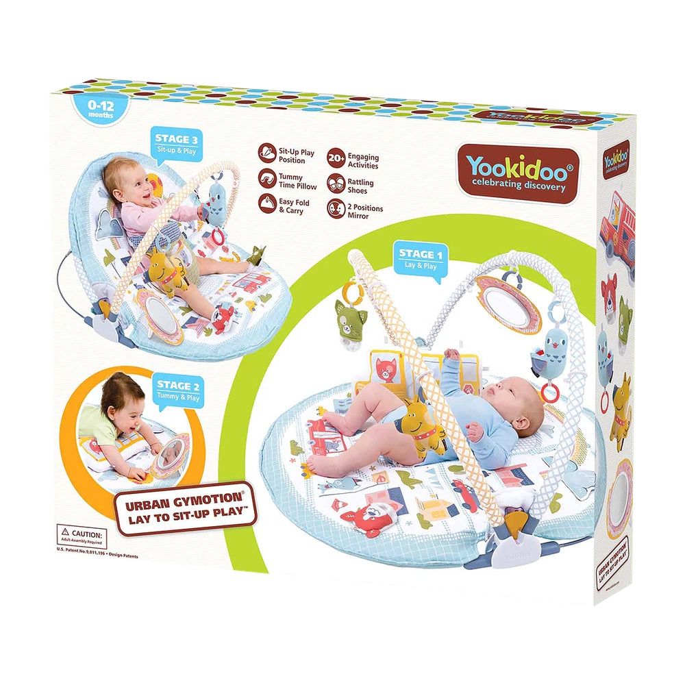 Yookidoo Urban Gymotion Lay To Sit Up Play