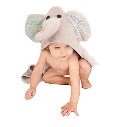Zoocchini Baby Terry Hooded Bath Towel (0-18M)