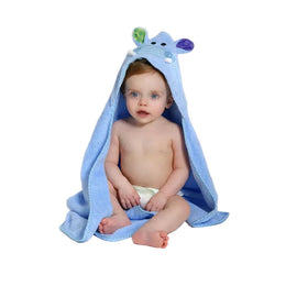 Zoocchini Baby Terry Hooded Bath Towel (0-18M)