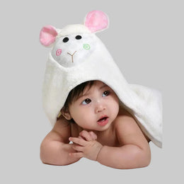 Zoocchini Baby Terry Hooded Bath Towel (0-18M)