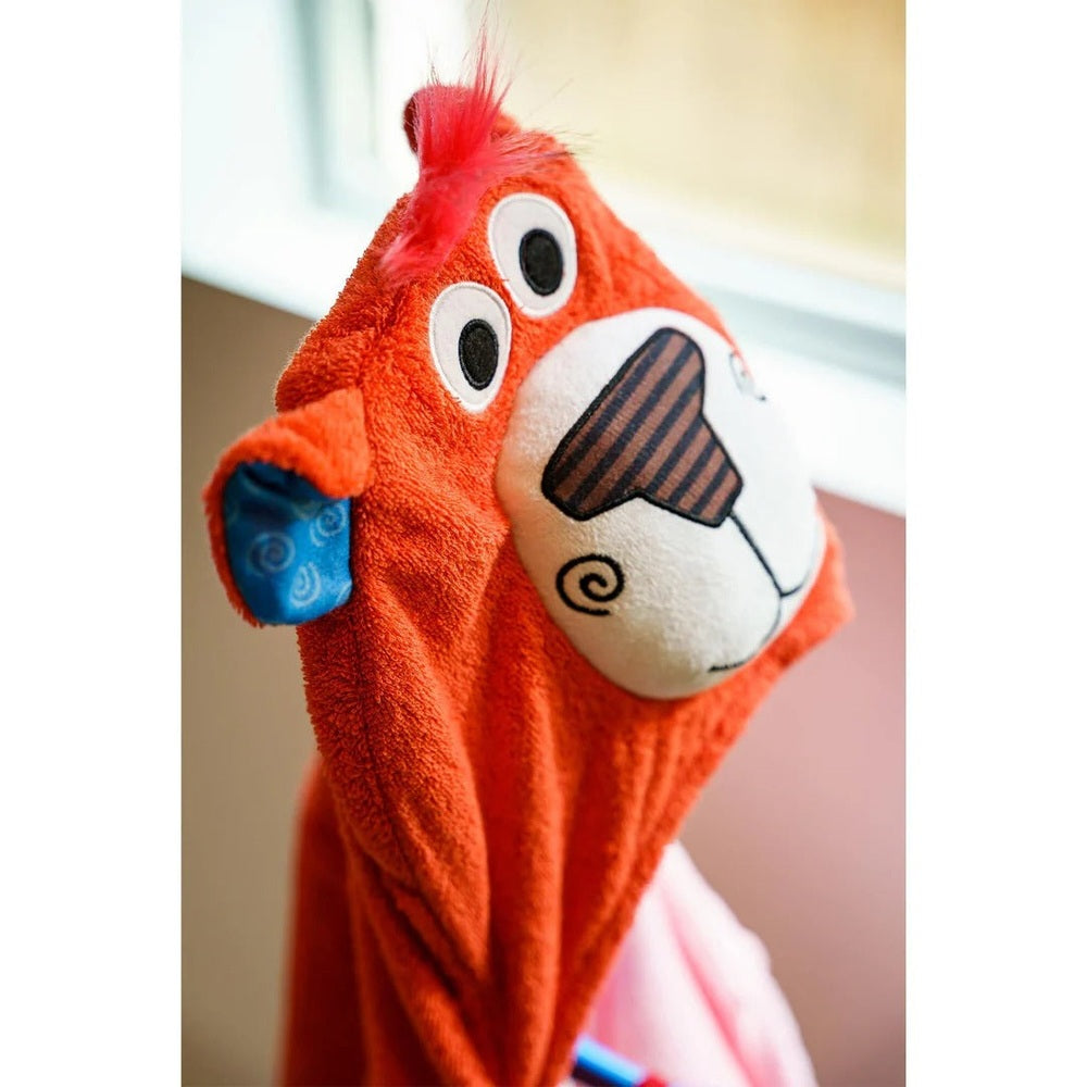 Zoocchini Toddler Terry Hooded Bath Towel (2-6Y), product view 4