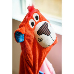 Zoocchini Toddler Terry Hooded Bath Towel (2-6Y)