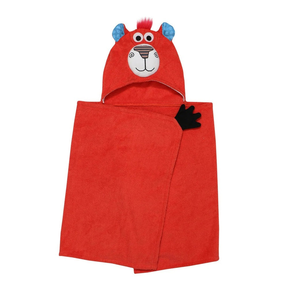 Zoocchini Toddler Terry Hooded Bath Towel (2-6Y), product view 13